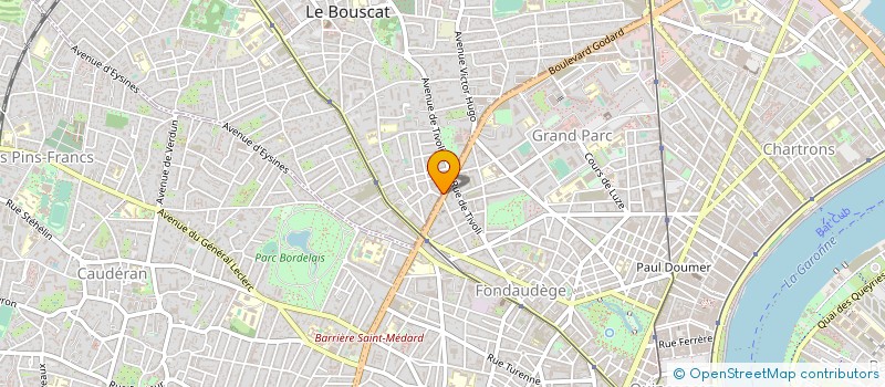 localisation de l'entreprise SCI PIERRE PREMIER SERBIE  LE BOUSCAT