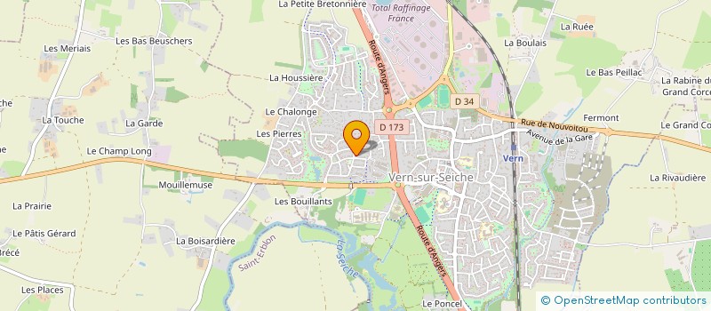 localisation de l'entreprise SCI PIERRE-RACHER  VERN-SUR-SEICHE