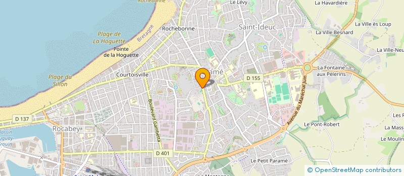 localisation de l'entreprise SCI PIERRE ROSE  SAINT-MALO