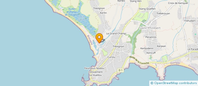 localisation de l'entreprise SCI PIERRE ROSE  TREGUNC