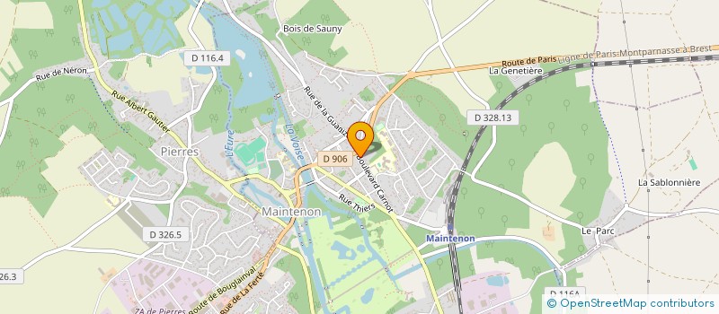localisation de l'entreprise SCI PIERRE SADORGE à MAINTENON