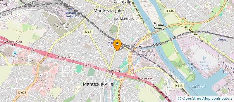 localisation de l'entreprise SCI PIERRE SEINE  MANTES-LA-VILLE