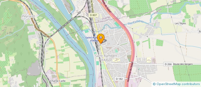 localisation de l'entreprise SCI PIERRE SEMARD  SAINT-RAMBERT-D'ALBON
