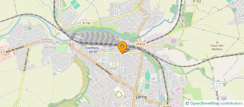 localisation de l'entreprise SCI PIERRE SEMARD  JARNY