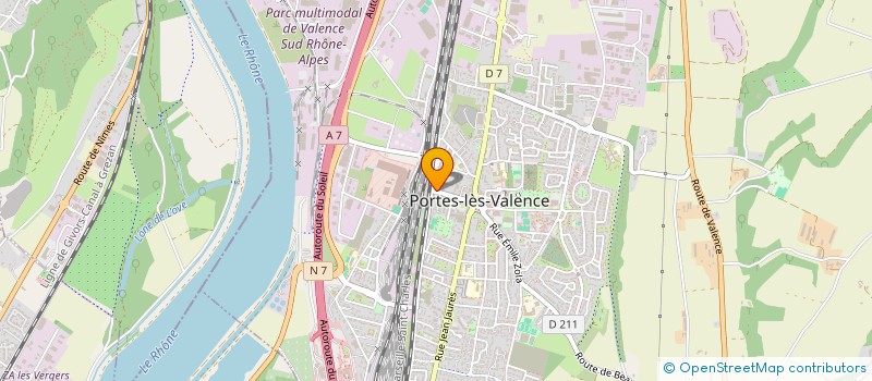 localisation de l'entreprise SCI PIERRE SEMARD  PORTES-LES-VALENCE