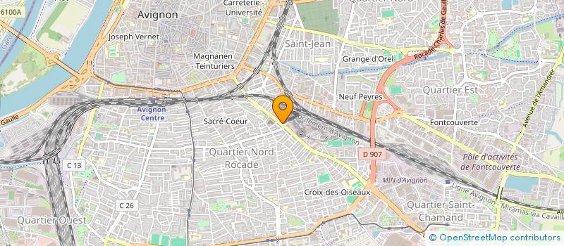 localisation de l'entreprise SCI PIERRE SEMARD  AVIGNON