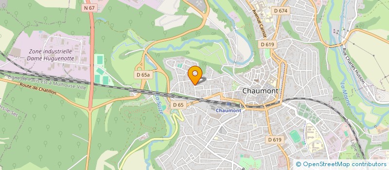 localisation de l'entreprise SCI PIERRE SIMON à CHAUMONT