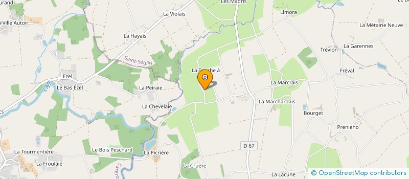 localisation de l'entreprise SCI PIERRE THIERRY  BRUC-SUR-AFF