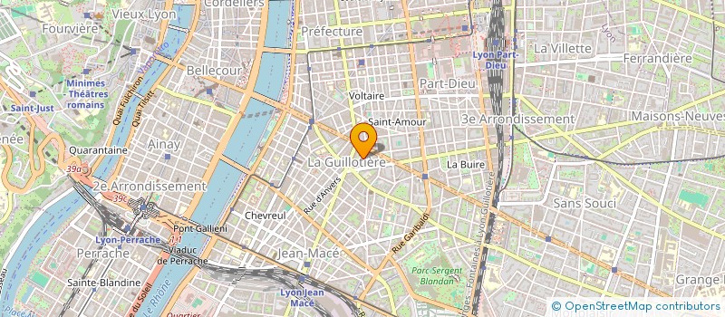 localisation de l'entreprise SCI PIERRE TURQUOISE  LYON