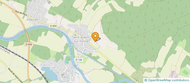 localisation de l'entreprise SCI PIERRE VAL  SAINT-AUBIN-SUR-YONNE