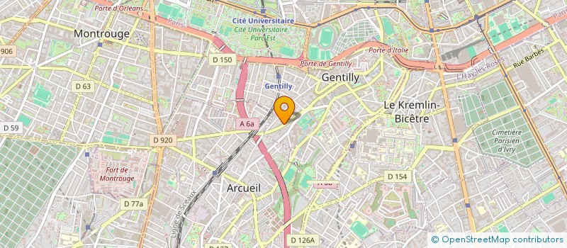 localisation de l'entreprise SCI PIERRE VICTOR JO  GENTILLY