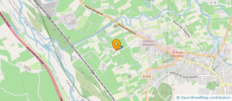 localisation de l'entreprise SCI PIERRE VOISIN  CAVAILLON