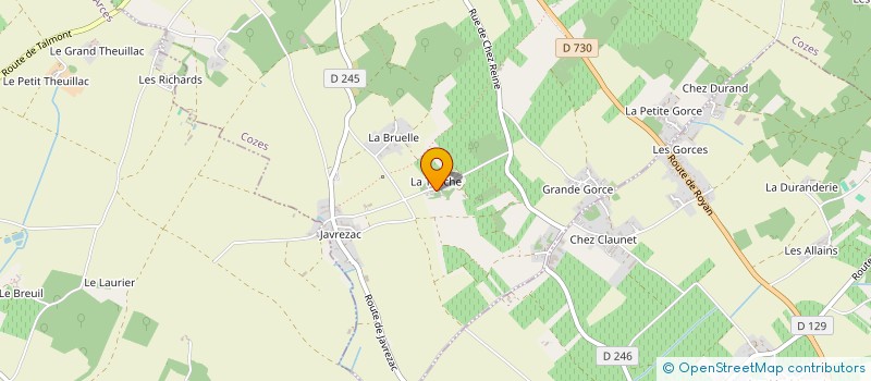 localisation de l'entreprise SCI PIERRE YANNICK  COZES