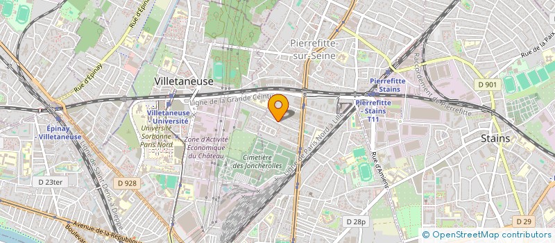 localisation de l'entreprise SCI PIERREFITTE ACTIVITES à PIERREFITTE-SUR-SEINE