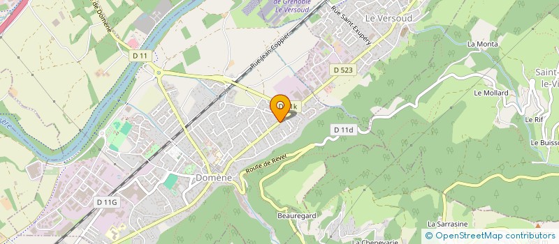 localisation de l'entreprise SCI PIERREGAE  DOMENE