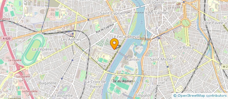 localisation de l'entreprise SCI PIERRELAINE CUVIER  TOULOUSE