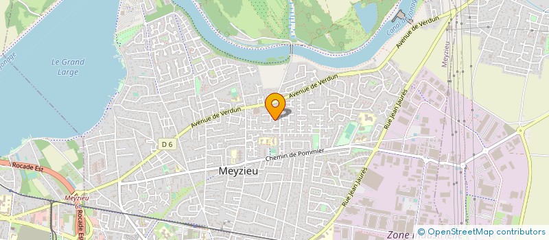 localisation de l'entreprise SCI PIERRELENE  MEYZIEU