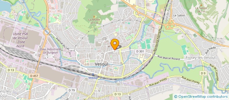 localisation de l'entreprise SCI PIERRELYNE à VESOUL