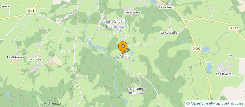 localisation de l'entreprise SCI PIERRES à BOUSSAC