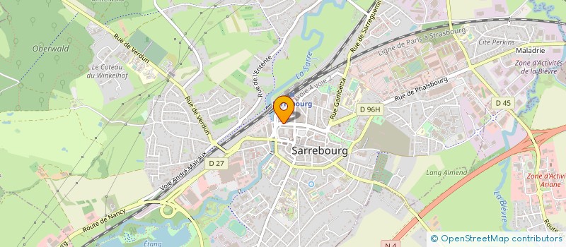 localisation de l'entreprise SCI PIERRES & AVENIR à SARREBOURG