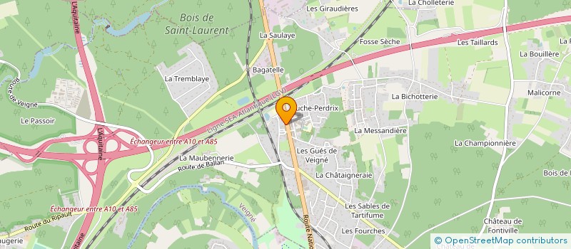 localisation de l'entreprise SCI PIERRES D'IMAGES à VEIGNE
