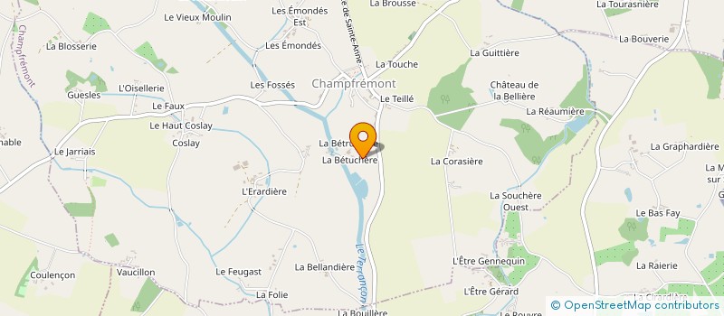 localisation de l'entreprise SCI PIERRES DE PAILLE  CHAMPFREMONT