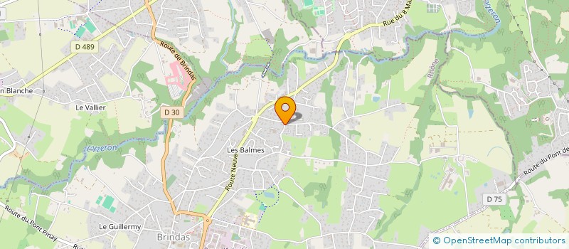 localisation de l'entreprise SCI PIERRES ET AMES  BRINDAS