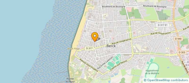localisation de l'entreprise SCI  PIERRES ET RIVES à BERCK