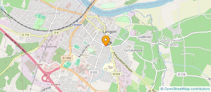 localisation de l'entreprise SCI PIERRES ET VALEURS à LANGON