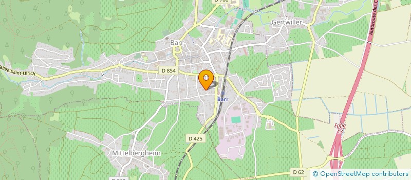 localisation de l'entreprise SCI PIERRES LANDS  ANDLAU