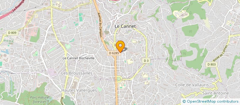 localisation de l'entreprise SCI PIERRES VIVES à LE CANNET