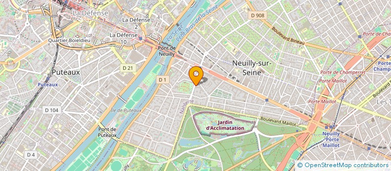 localisation de l'entreprise SCI PIERRET MADRID à NEUILLY-SUR-SEINE