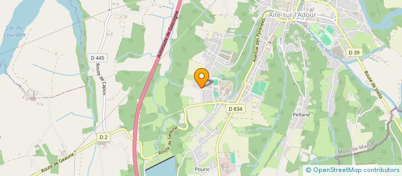 localisation de l'entreprise SCI PIERRETTE  AIRE-SUR-L ADOUR