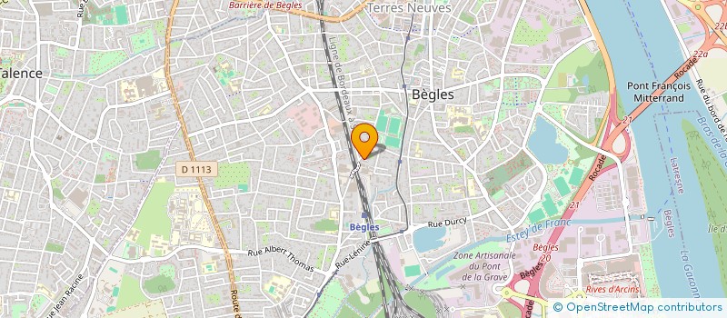 localisation de l'entreprise SCI PIERRETTES à BEGLES