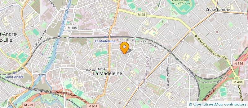 localisation de l'entreprise SCI PIERREZ à MARCQ-EN-BARŒUL