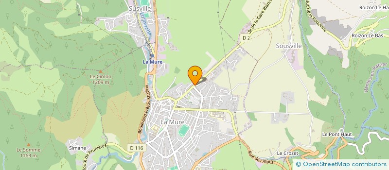 localisation de l'entreprise SCI PIERRIMMO  LA MURE