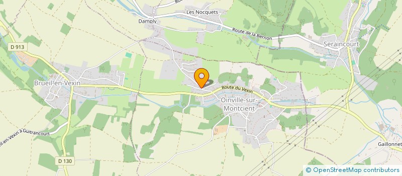 localisation de l'entreprise SCI PIERRISA  OINVILLE-SUR-MONTCIENT