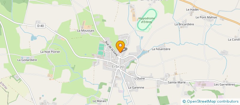 localisation de l'entreprise SCI PIERRISSIMO CHA 03  JCR 04  CHATEAUBRIANT