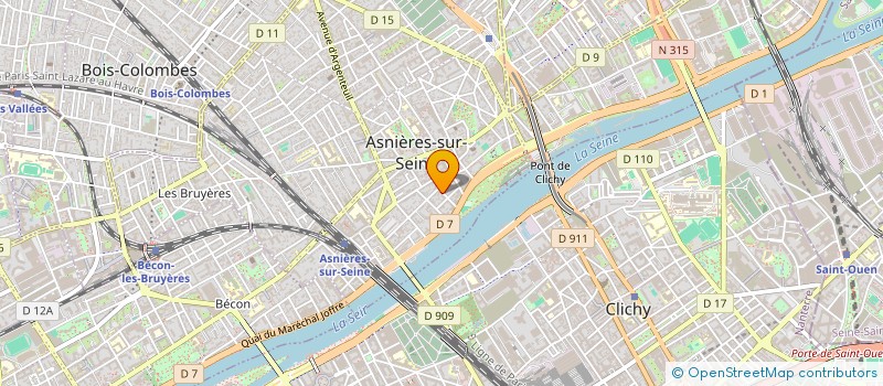 localisation de l'entreprise SCI PIERRISSIMO CLH 00 AL-19 à ASNIERES-SUR-SEINE