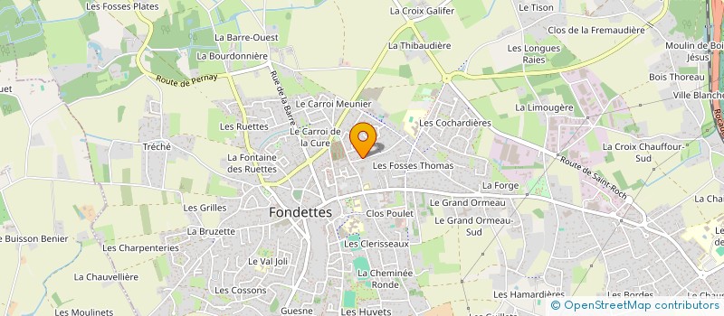 localisation de l'entreprise SCI PIERRISSIMO CLH 00 OD-13 à FONDETTES
