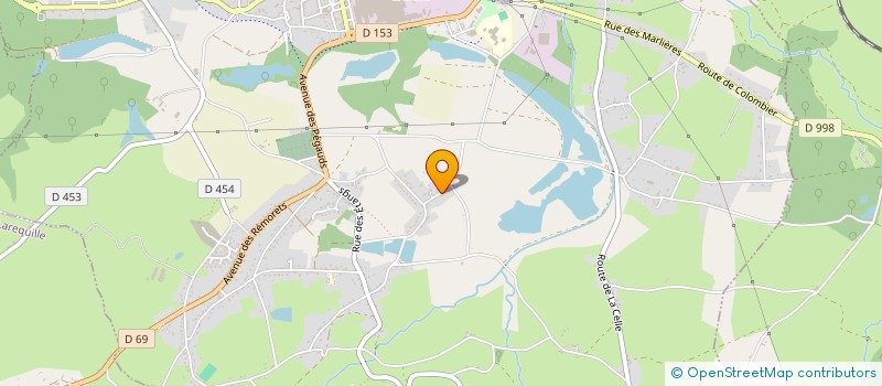 localisation de l'entreprise SCI PIERRISSIMO LR 98 (JLG 12)  COMMENTRY