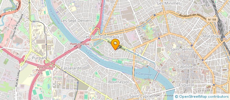 localisation de l'entreprise SCI PIERRISSIMO LR 98 OP 6 à TOULOUSE