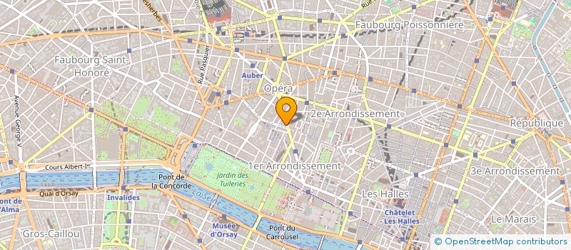 localisation de l'entreprise SCI PIERRISSIMO MZ 01 ( LM 012 )  PARIS