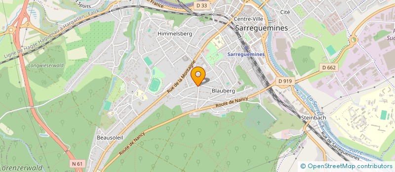 localisation de l'entreprise SCI PIERRISSIMO MZ 01 PG 18 à SARREGUEMINES