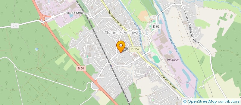 localisation de l'entreprise SCI PIERRISSIMO NCY 01 MM 29  THAON-LES-VOSGES