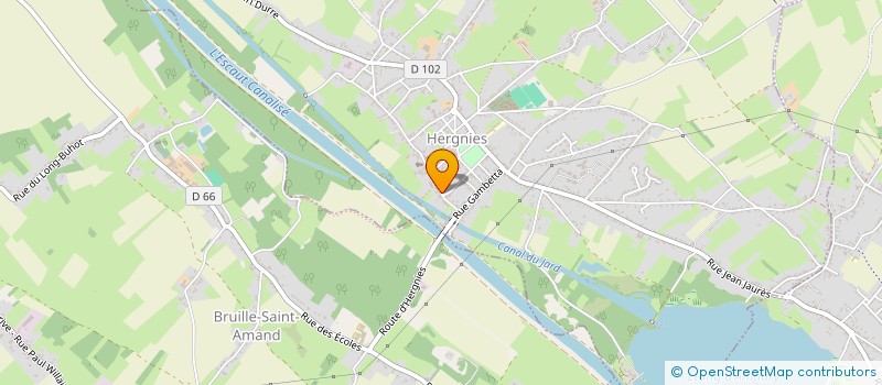 localisation de l'entreprise SCI PIERRISSIMO VAL 04 ES 19  HERGNIES