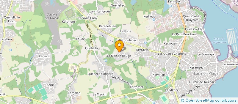 localisation de l'entreprise SCI PIERRISSIMO VAL 04 (JEB 20)  LARMOR-PLAGE