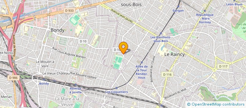 localisation de l'entreprise SCI PIERRO  LES PAVILLONS-SOUS-BOIS