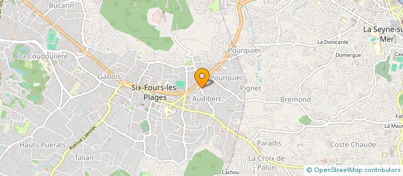 localisation de l'entreprise SCI PIERRO à SIX-FOURS-LES-PLAGES