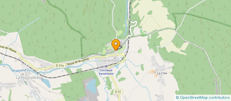 localisation de l'entreprise SCI PIERRON  LA HOUSSIERE